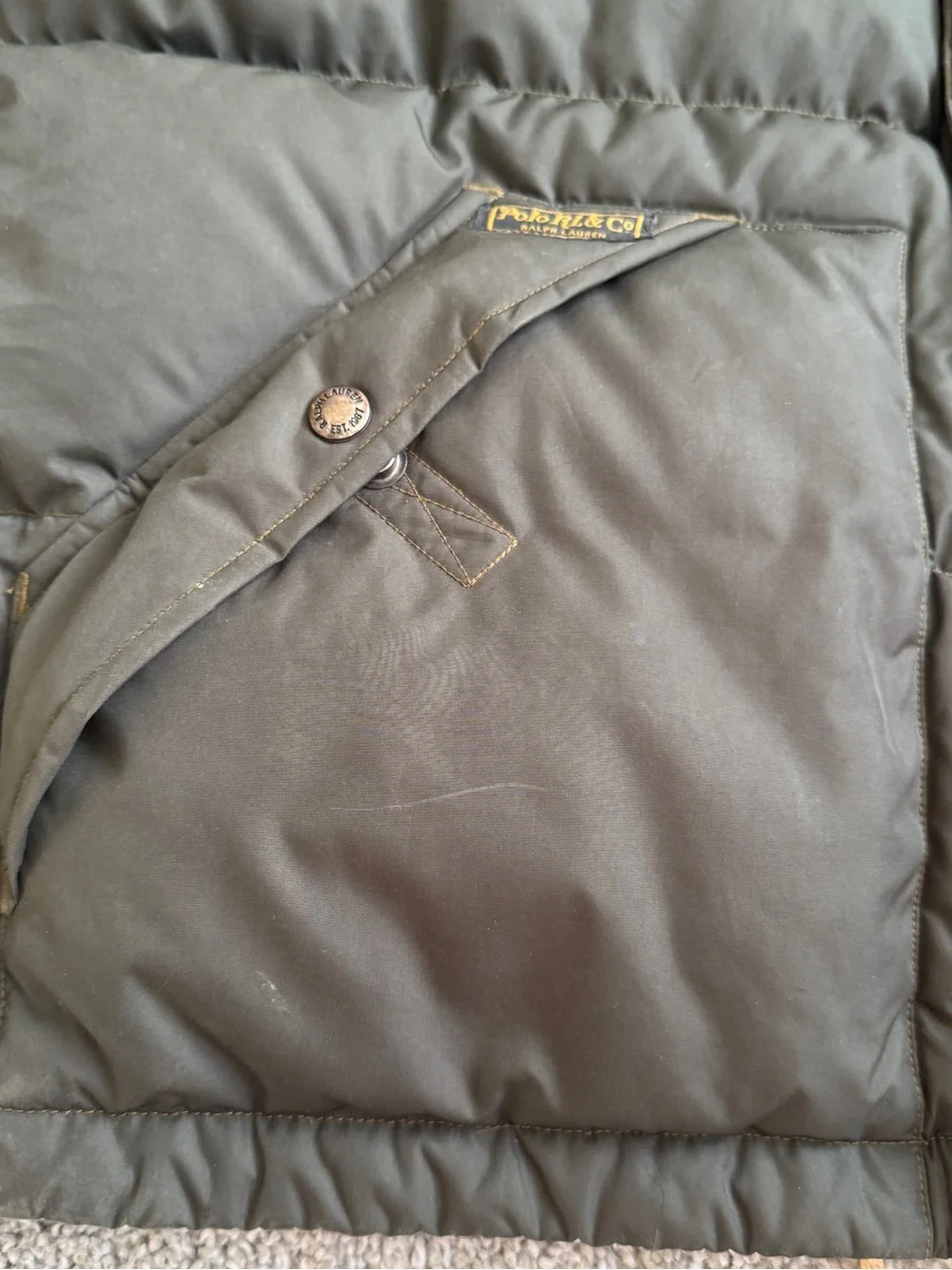 90s Polo Ralph Lauren VTG Puffer Down Vest Quilted XL